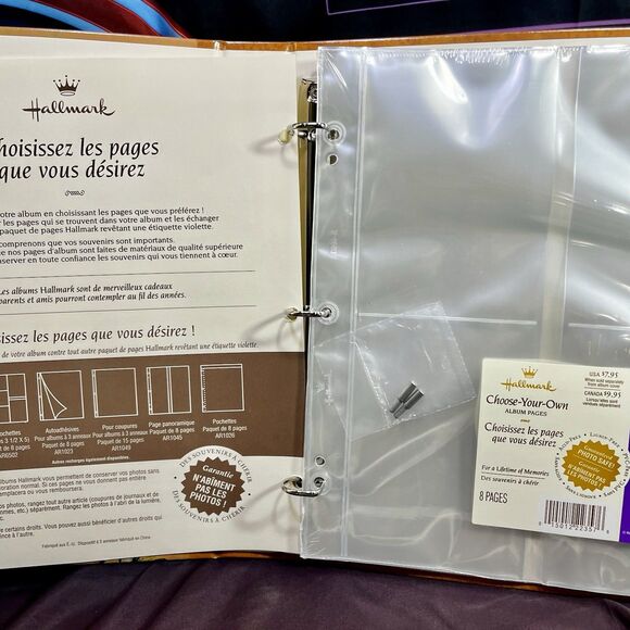 NEW Vtg. Hallmark Snoopy Peanuts Camp Hike Explore Photo Scrapbook Album - Picture 6 of 12